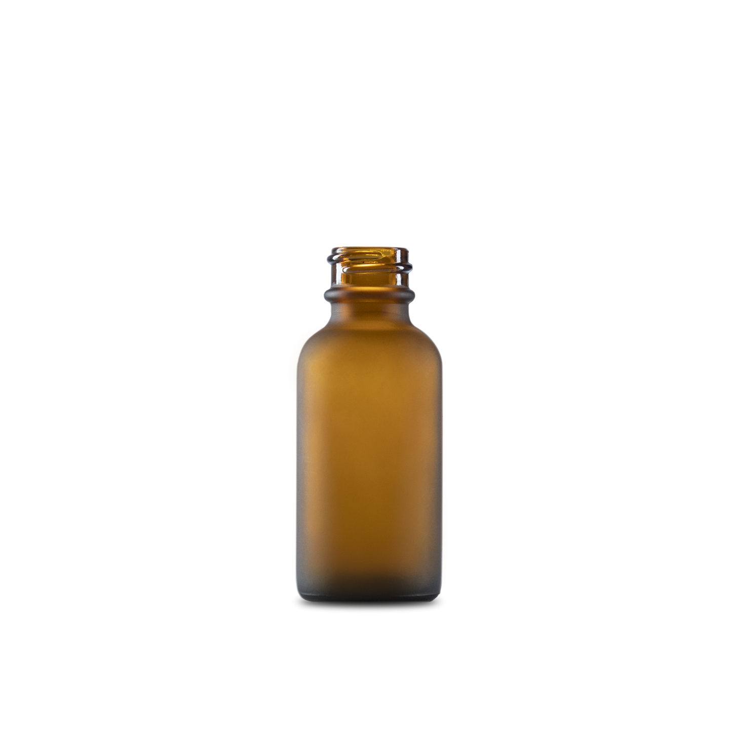 BOTELLA DE VIDRIO COLOR AMBAR ESMERILADO DE 30 ML CUELLO 20-400 - MUESTRA