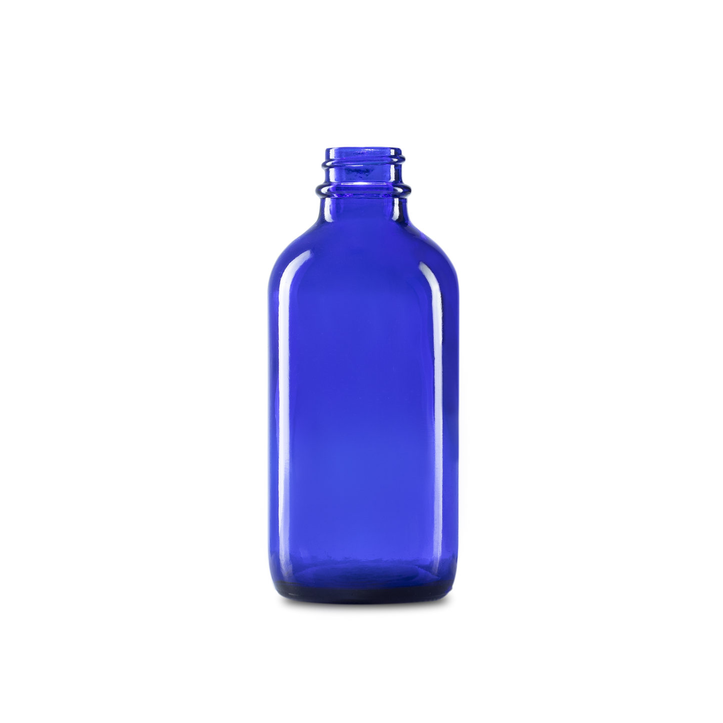 BOTELLA DE VIDRIO COLOR AZUL DE 120 ML CUELLO 22-400 - MUESTRA
