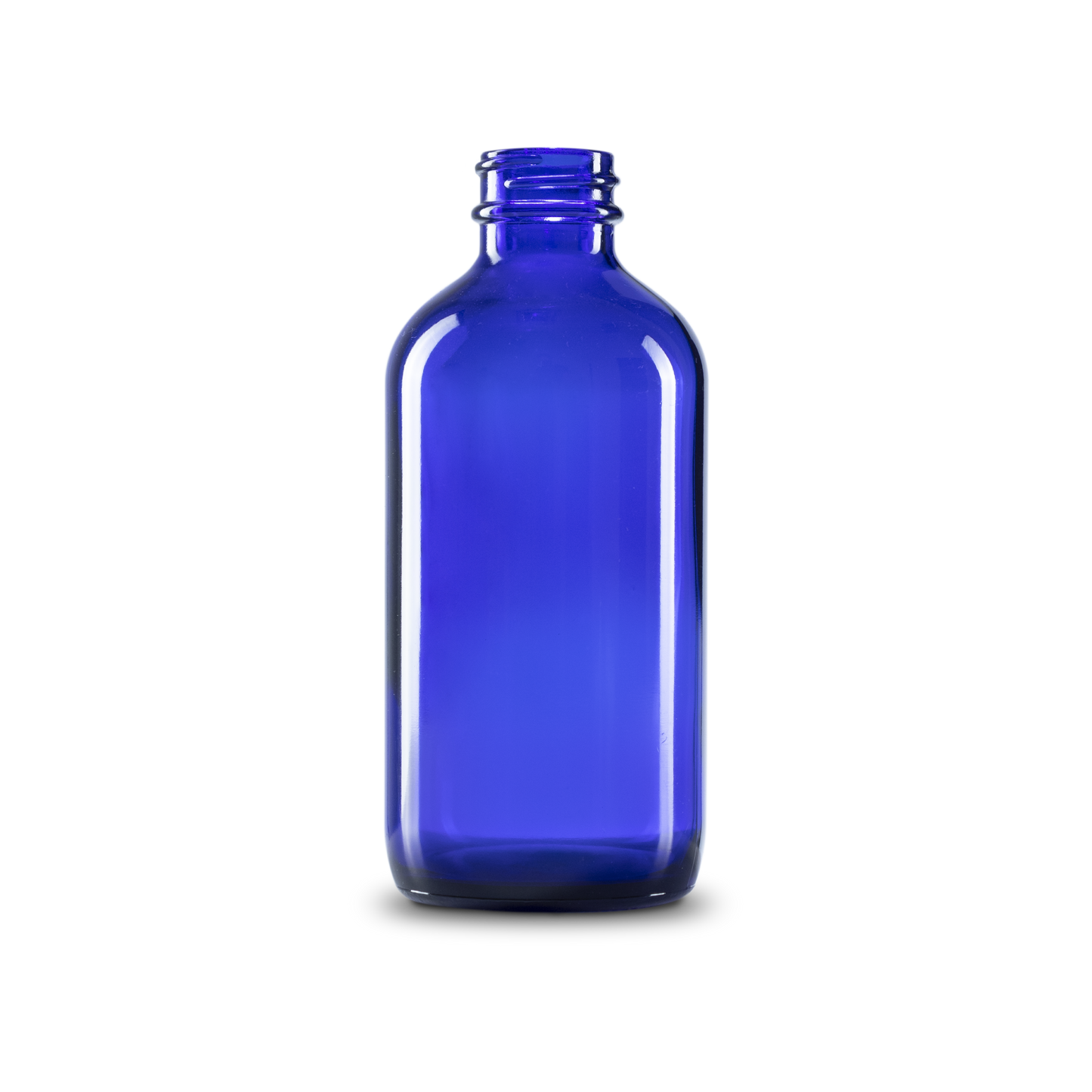 BOTELLA DE VIDRIO COLOR AZUL DE 240 ML CUELLO 28-400 - MUESTRA