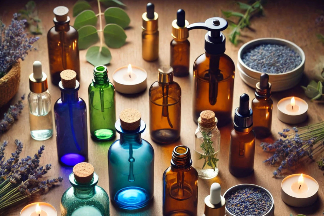 10 Usos de las Botellas de Vidrio en Aromaterapia