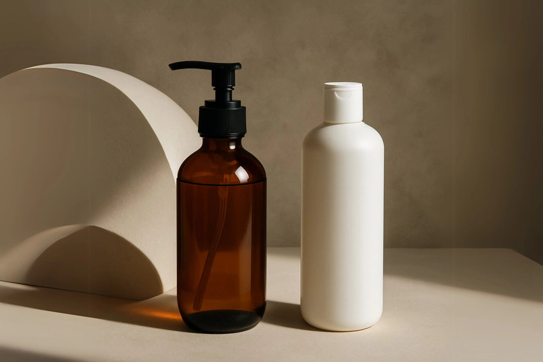 Botellas de Vidrio o Plástico para Shampoo ¿Cuál Elegir