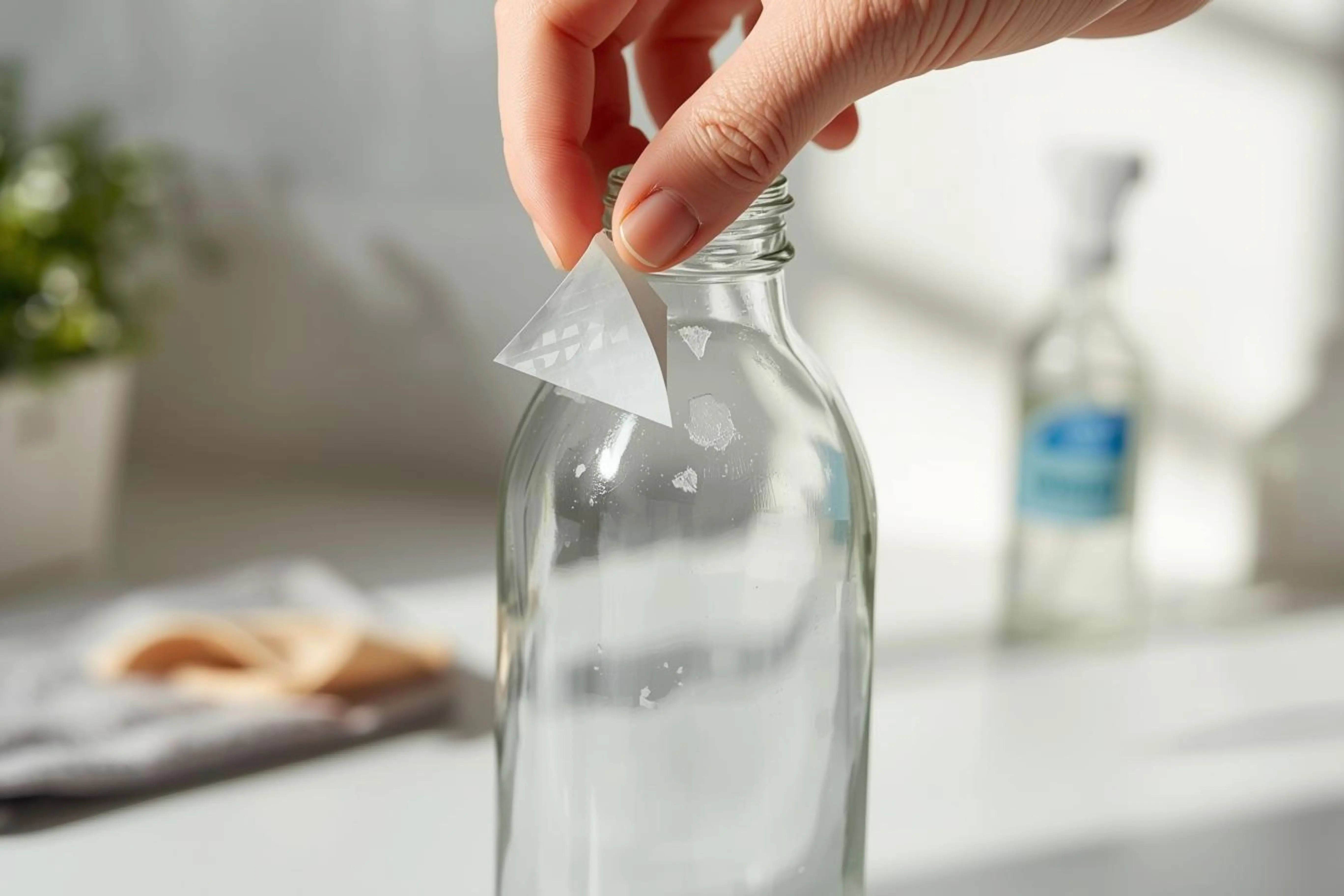 Cómo Quitar Residuos de Pegamento de Vidrio?