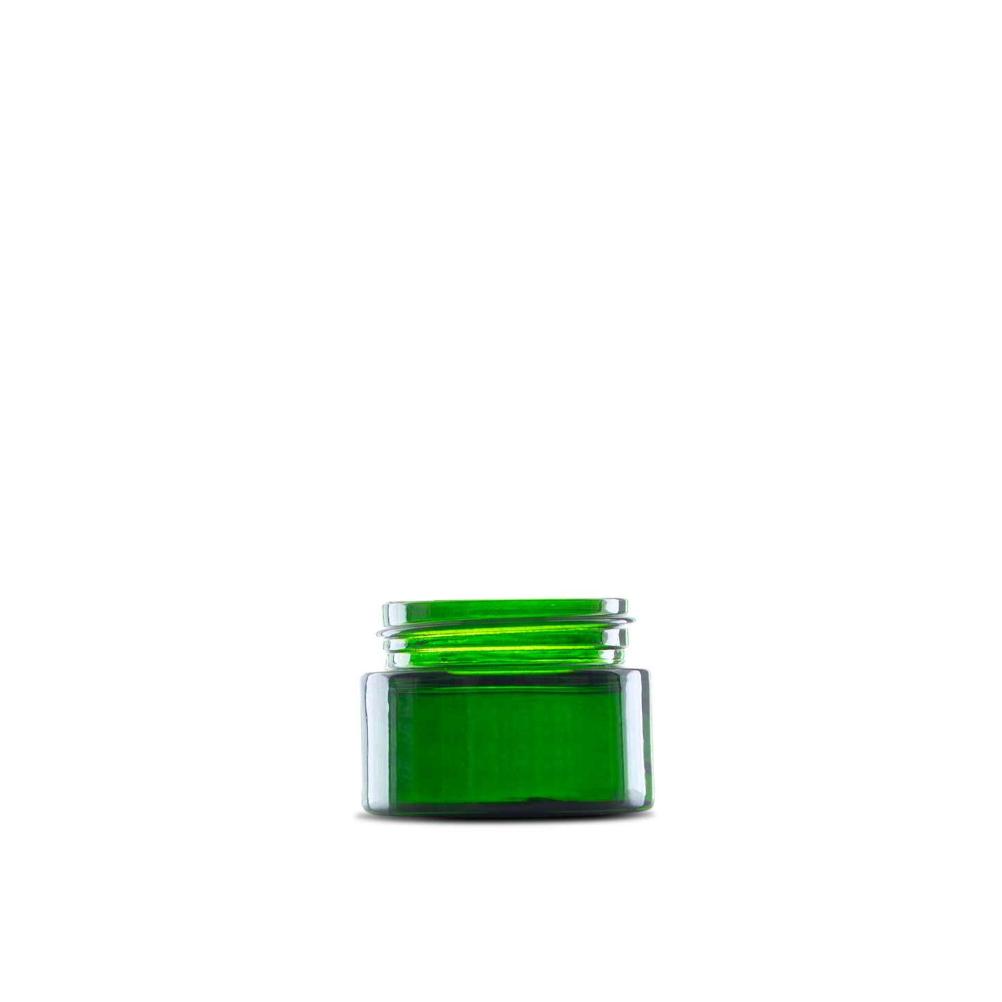 TARRO DE VIDRIO COLOR VERDE DE 15 ML CUELLO 41-400 - MUESTRA