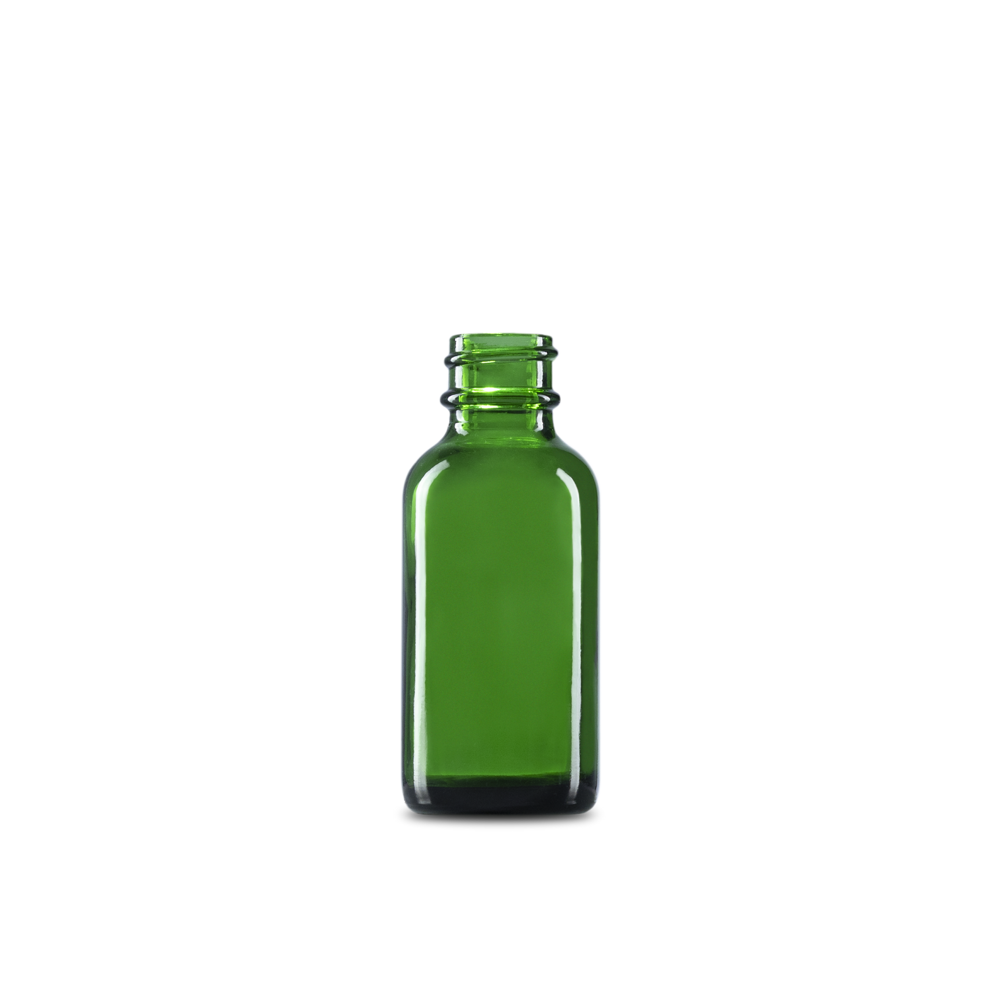 1 oz green boston round glass bottles are ideal for storing, packaging and shipping. they can be used with a variety of closures.