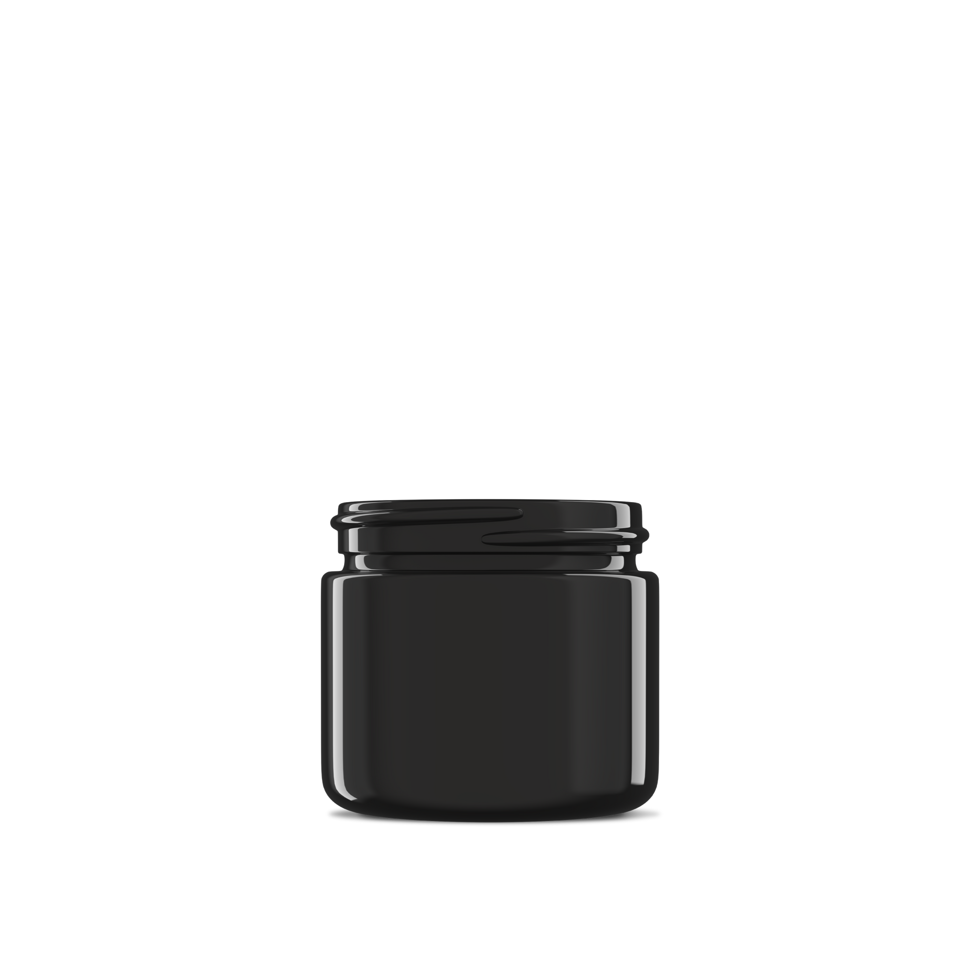 TARRO DE VIDRIO COLOR NEGRO UV DE 60 ML CUELLO 53-400 - MUESTRA
