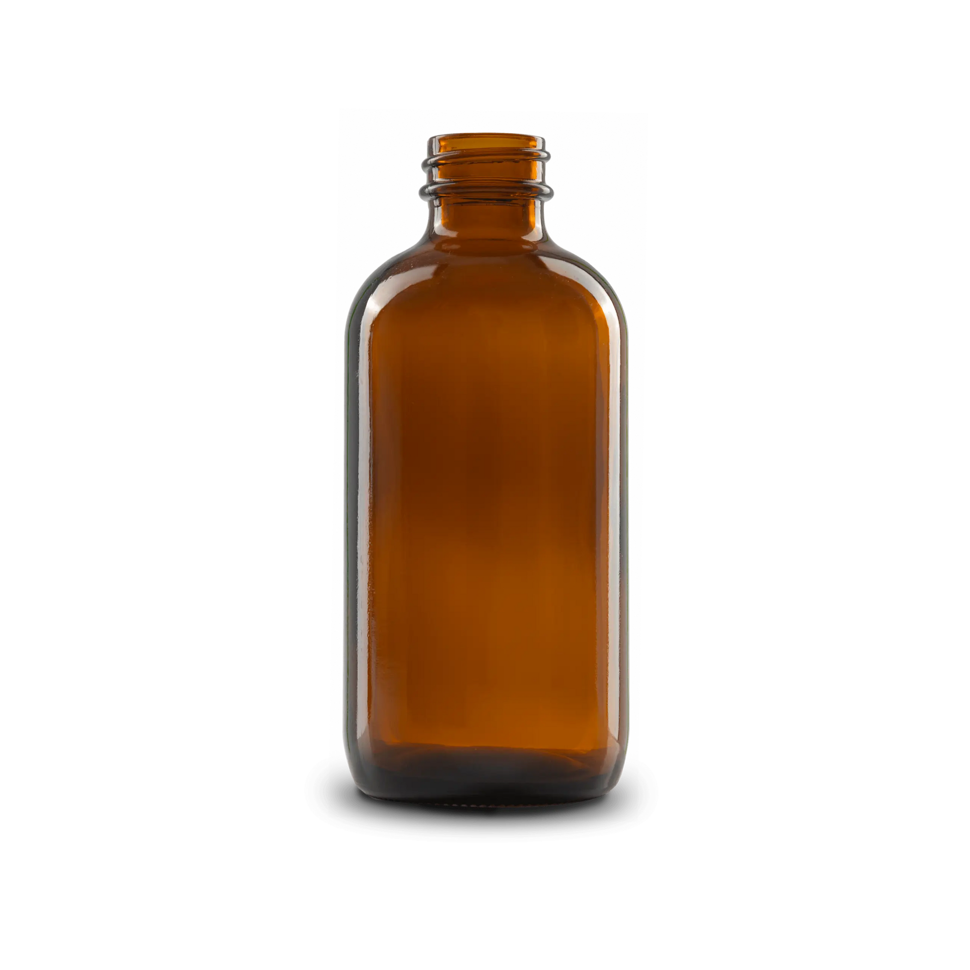 BOTELLA DE VIDRIO COLOR AMBAR DE 240 ML CUELLO 28-400