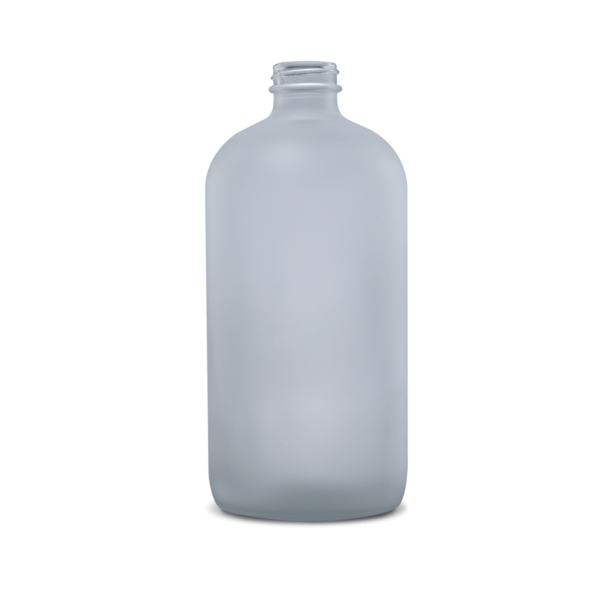 BOTELLA DE VIDRIO COLOR TRANSPARENTE ESMERILADO DE 960 ML CUELLO 28-400