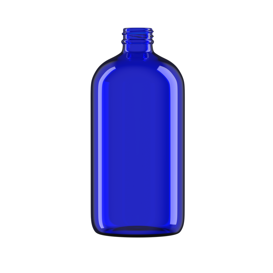 Botellas de Vidrio Azul al Mayoreo