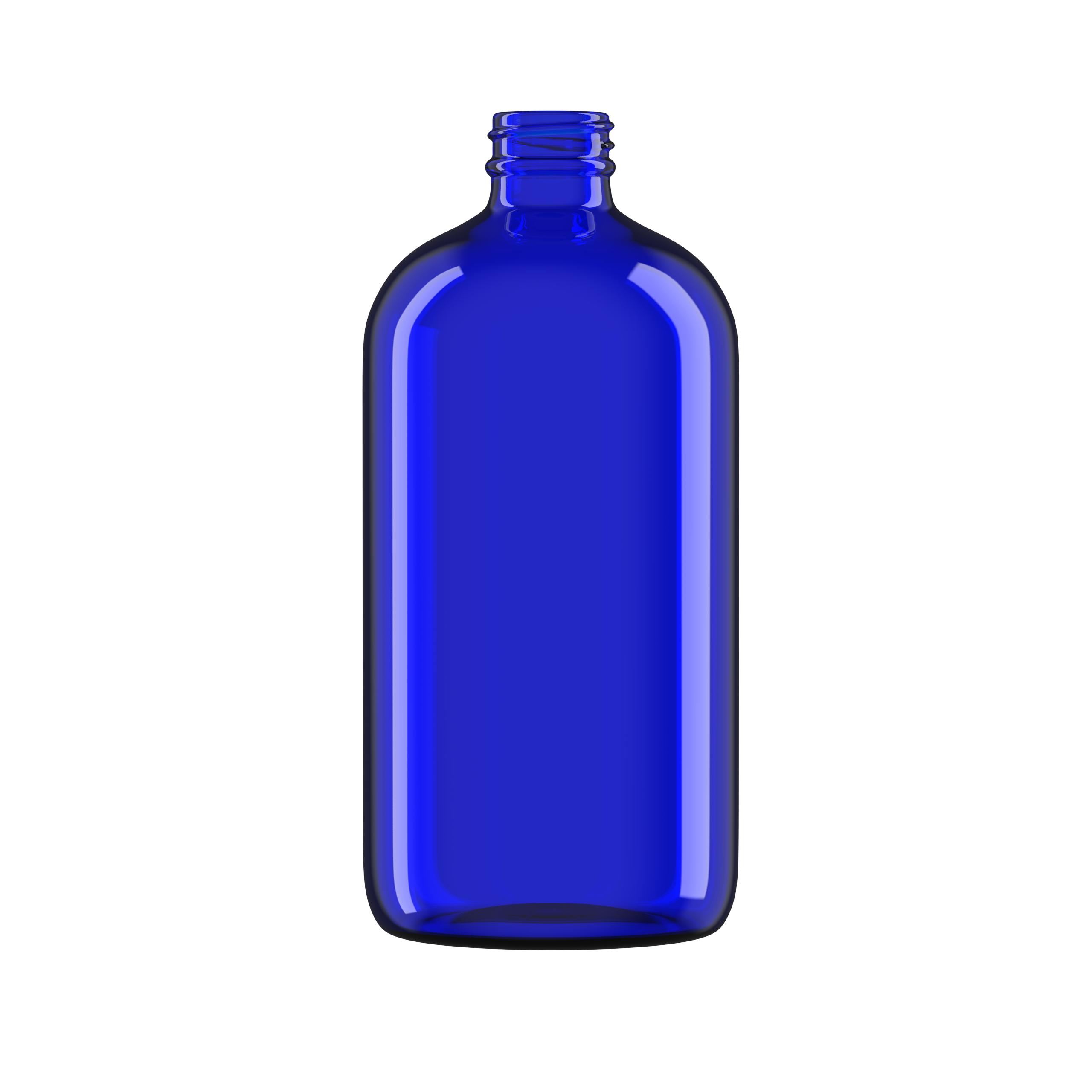 BOTELLA DE VIDRIO COLOR AZUL DE 960 ML CUELLO 28-400 - MUESTRA