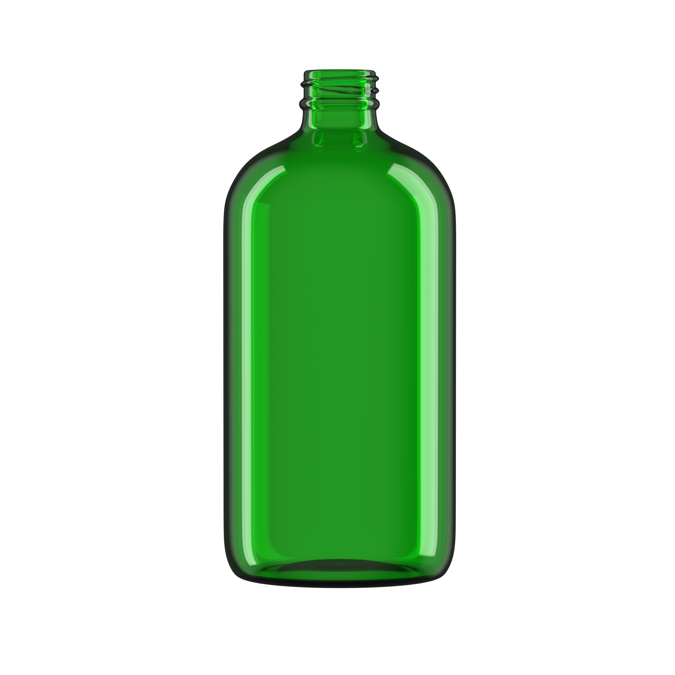 BOTELLA DE VIDRIO COLOR VERDE DE 960 ML CUELLO 28-400 - MUESTRA
