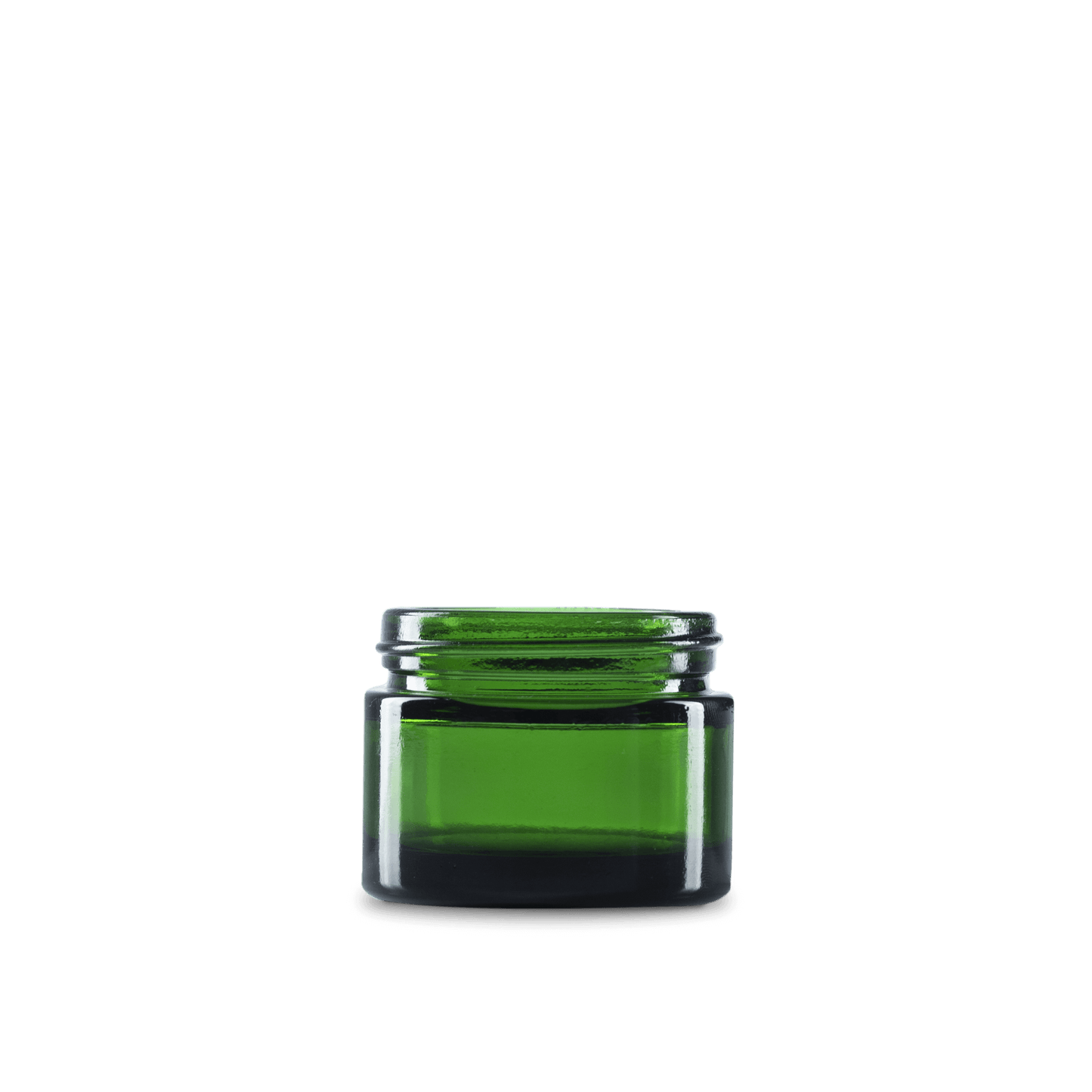 TARRO DE VIDRIO COLOR VERDE DE 50 ML CUELLO 53-400