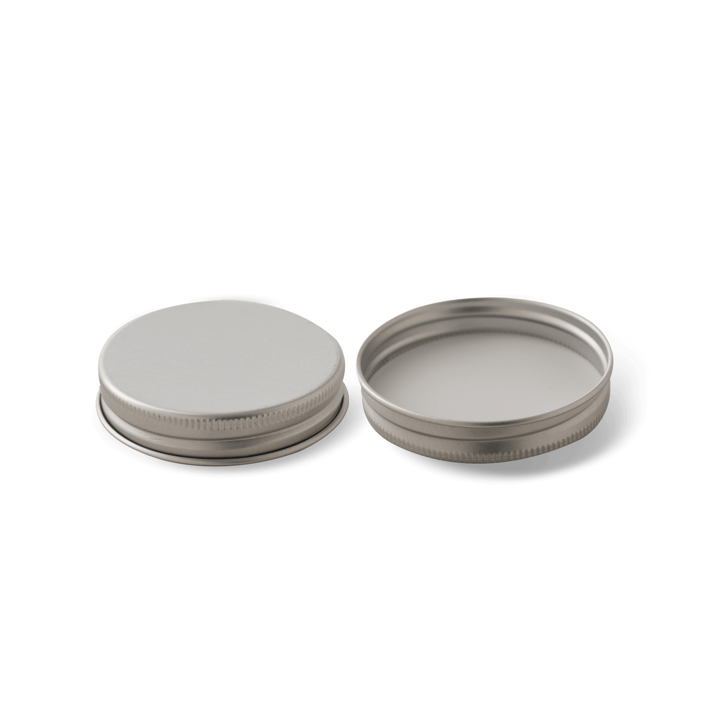 Tapa Plateada de Aluminio con Liner 58-400